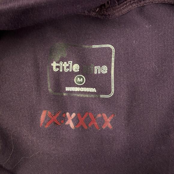 Title Nine Stretch Getaway Mock Neck Dress Medium Purple Travel Leisure Casual - Picture 10 of 11